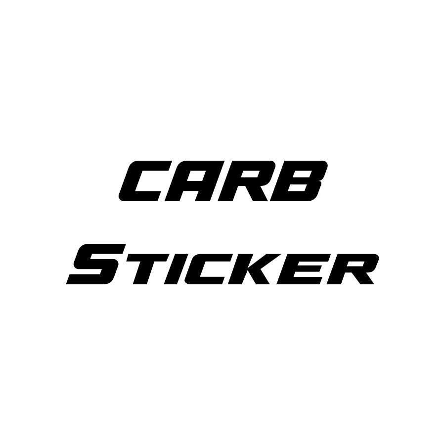 CARB sticker – fastforwardsuperchargers