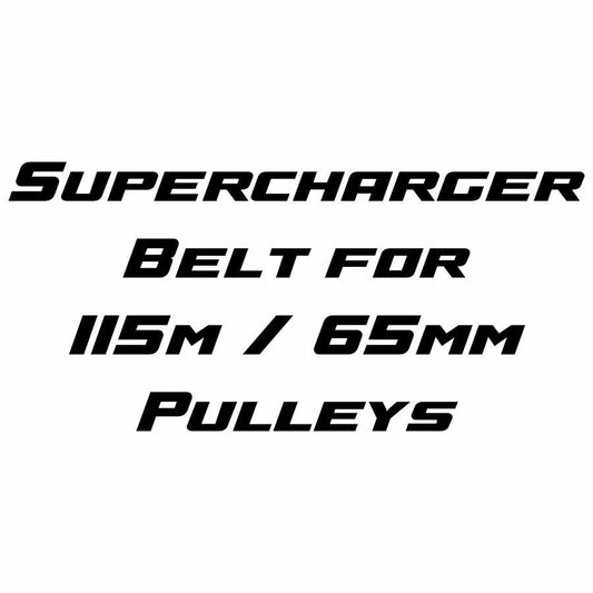 Supercharger Belt for 115m / 65mm Pulleys