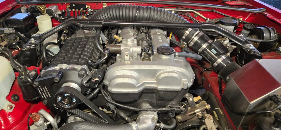 Front view of Marty's FFS Standard Kit installation